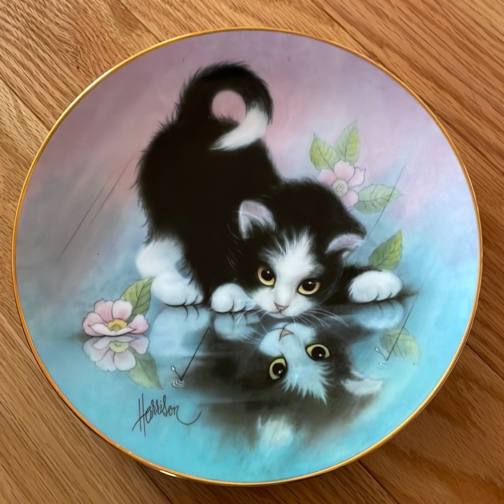 The Hamilton Collection Rainy Day Friends by Bob Harrison from Curious Kittens